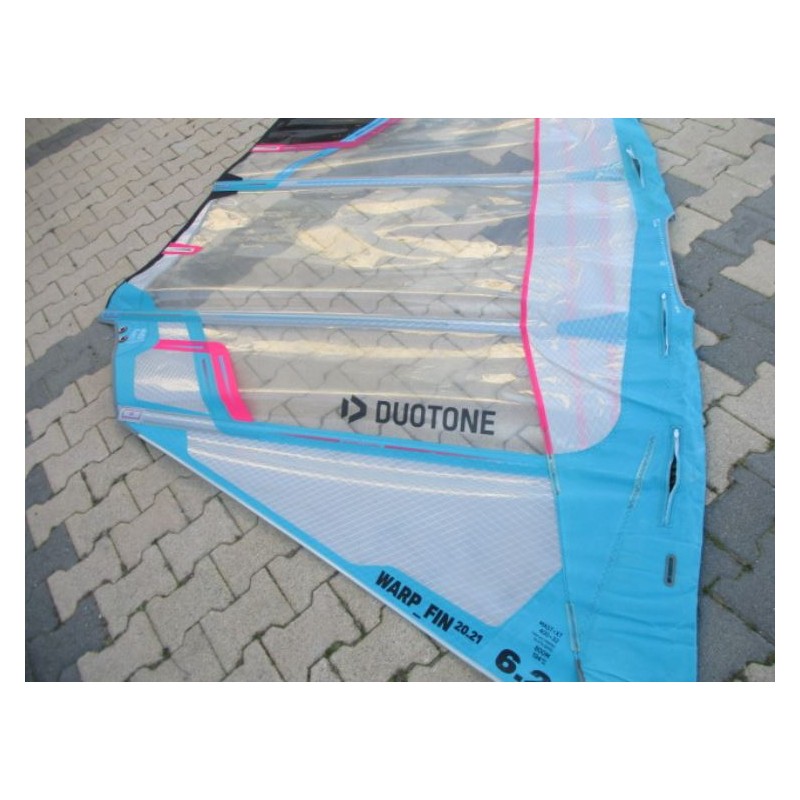 Voile Windsurf TEST Duotone WARP FIN 6,2 m² 2021