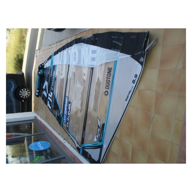Voile Windsurf occasion Duotone WARP FOIL 8,9 m² 2021 COURSE
