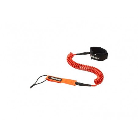 Northcore COILED SUP LEASH 10' ORANGE