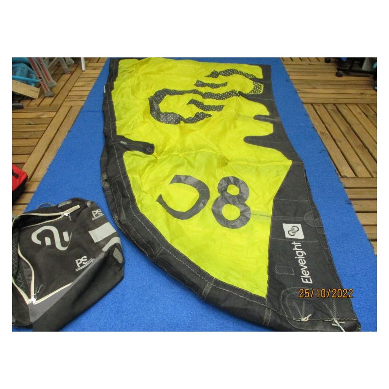 Aile nue Kitesurf occasion Eleveight PS 8 m² 2018