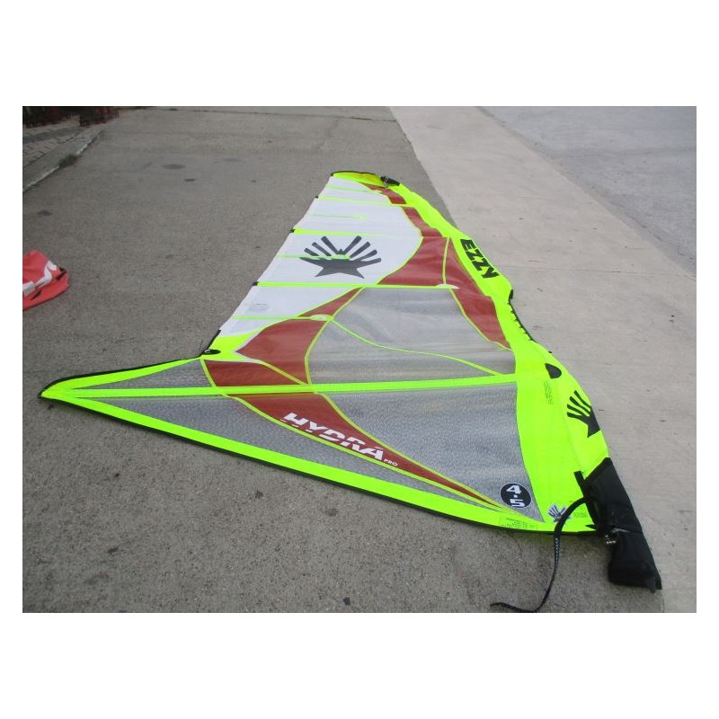 Voile Windsurf occasion Ezzy sails HYDRA PRO 4,5 m² 2020 ORANGE/YELLOW