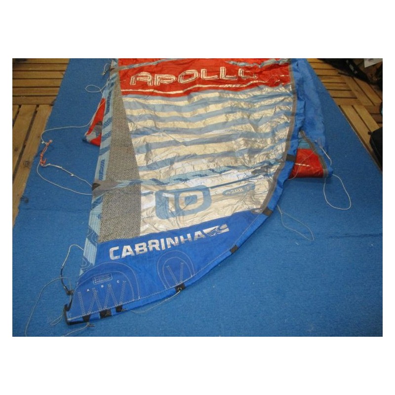 Aile nue Kitesurf occasion Cabrinha Apollo  10 m² 2017