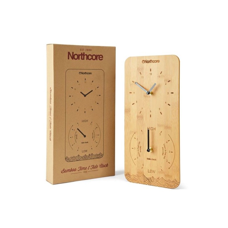 Northcore Pendule et marée Bamboo Edition