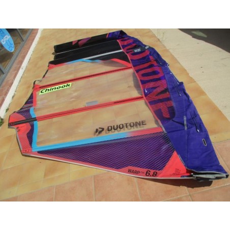 Voile Windsurf occasion Duotone WARP FIN 6,8 m² 2022