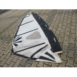 Voile Windsurf occasion Proto ERIC BEALE NORTH RECORD blanche 4 m² 1988