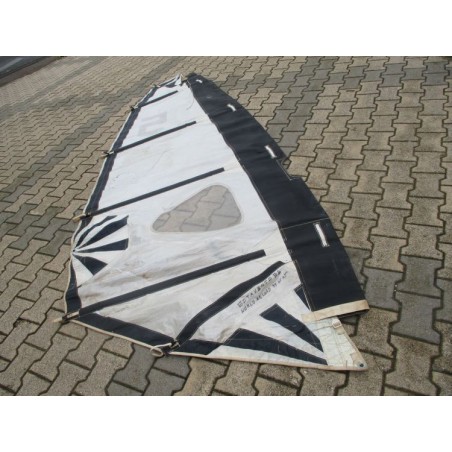 Voile Windsurf occasion Proto ERIC BEALE NORTH RECORD blanche 4 m² 1988