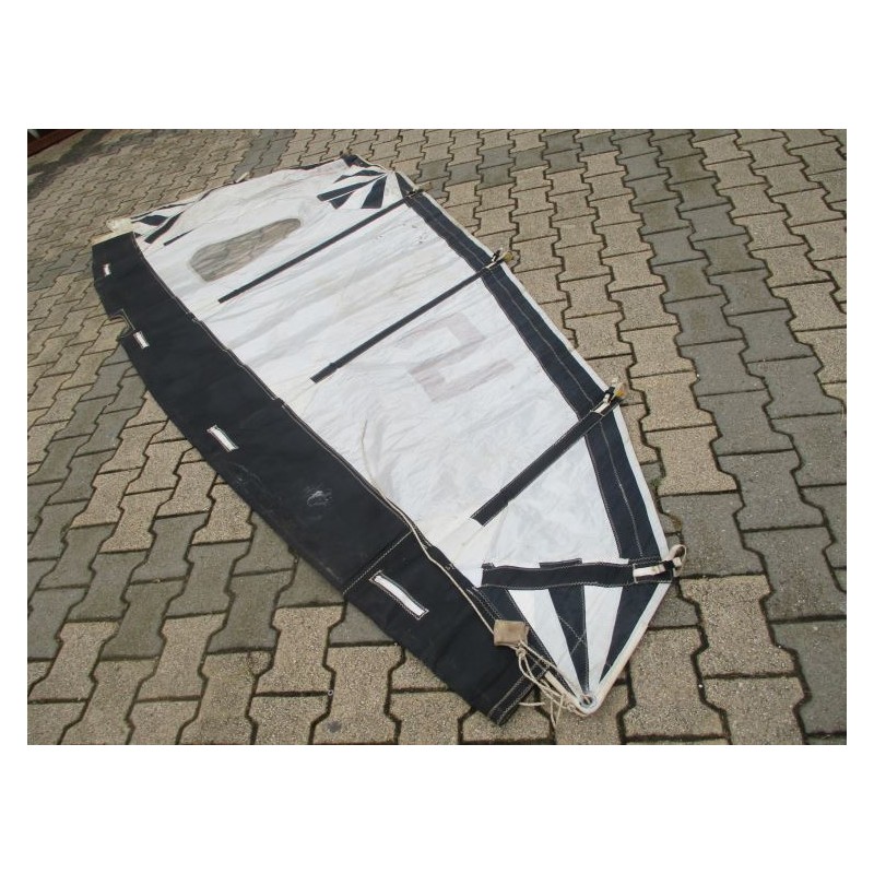 Voile Windsurf occasion Proto ERIC BEALE NORTH RECORD blanche 4 m² 1988