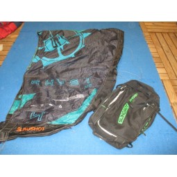 Aile nue Kitesurf TEST Slingshot GHOST V2 4 m² 2022 bleu