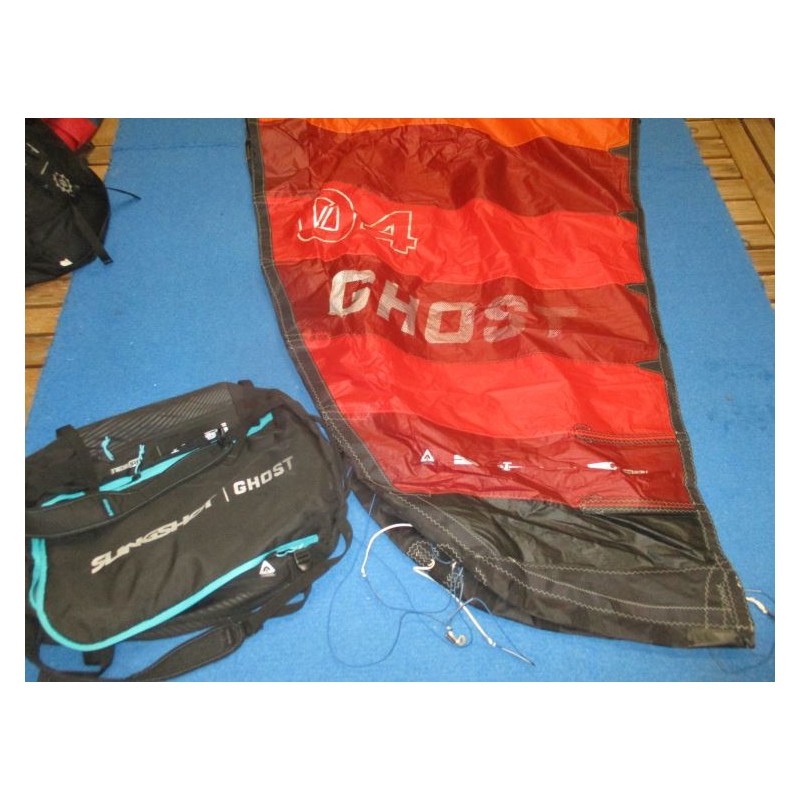 Aile nue Kitesurf TEST Slingshot GHOST V2 4 m² 2022 Orange