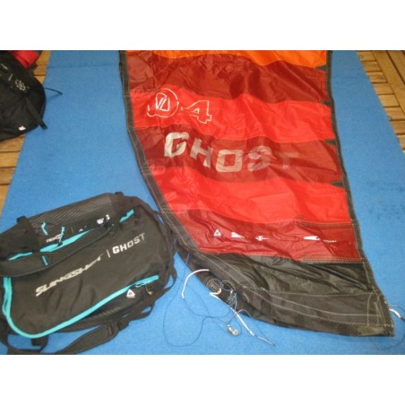 Aile nue Kitesurf TEST Slingshot GHOST V2 4 m² 2022 Orange
