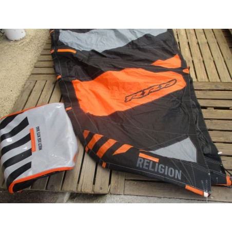 Aile nue Kitesurf occasion RRD RELIGION Y28 7 m² 2024 STRIPE