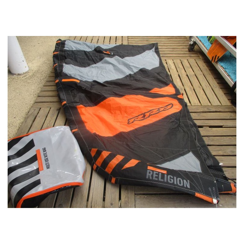 Aile nue Kitesurf occasion RRD RELIGION Y28 7 m² 2024 STRIPE
