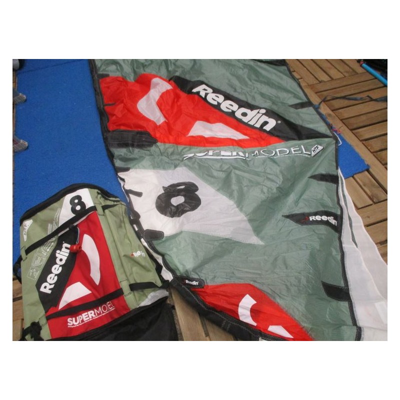 Aile nue Kitesurf occasion Reedin SuperModel HTF 8 m² 2023 CC3 - Lunar Rock