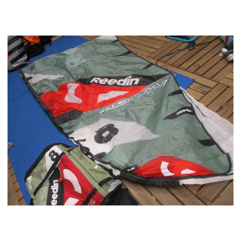 Aile nue Kitesurf occasion Reedin SuperModel HTF 8 m² 2023 CC3 - Lunar Rock