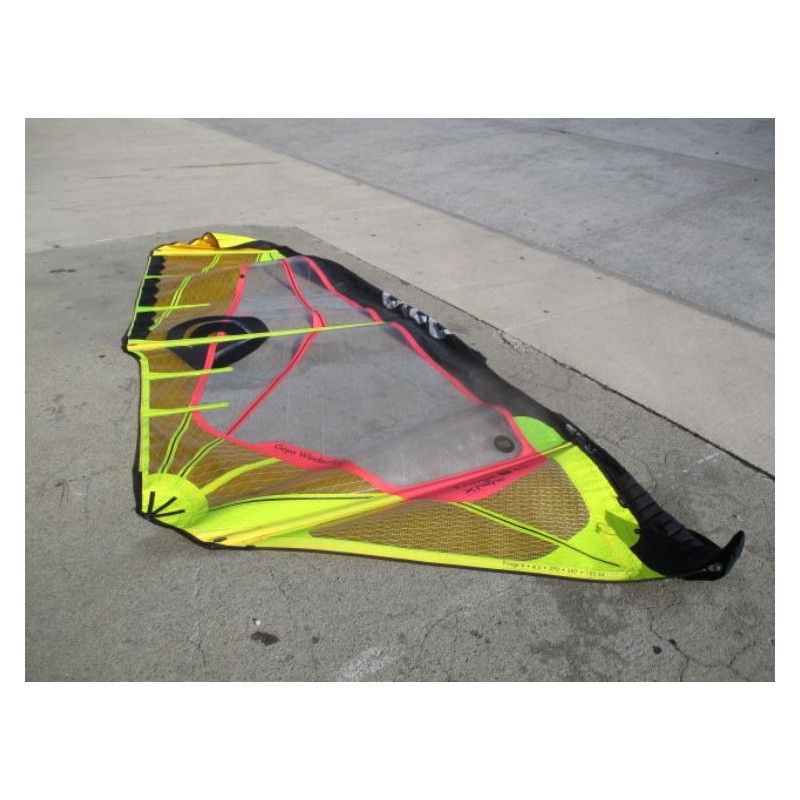 Voile Windsurf occasion Goya Fringe PRO 4,5 m² 2018 fuchsia/yellow