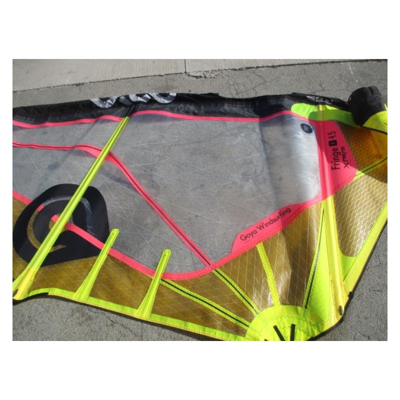 Voile Windsurf occasion Goya Fringe PRO 4,5 m² 2018 fuchsia/yellow