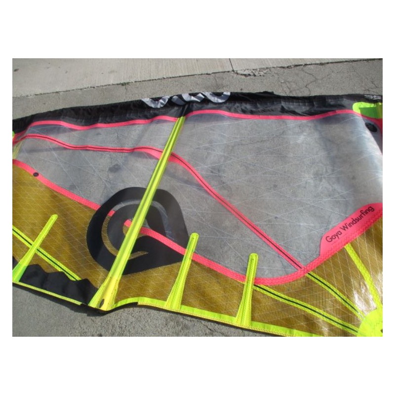 Voile Windsurf occasion Goya Fringe PRO 4,5 m² 2018 fuchsia/yellow