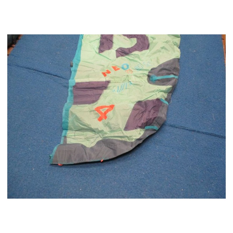 Aile nue Kitesurf occasion Duotone Neo 4 m² 2023 C29 mint/blue