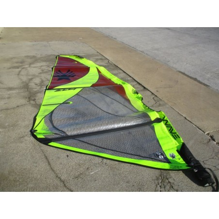 Voile Windsurf occasion Ezzy sails WAVE 5 m² 2022 Orange