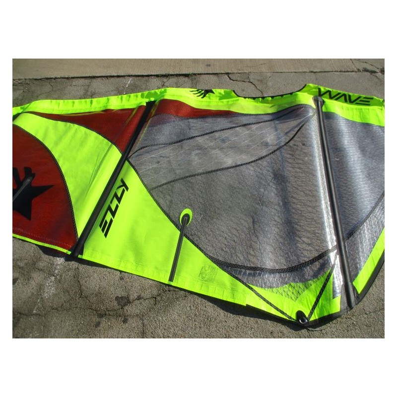 Voile Windsurf occasion Ezzy sails WAVE 5 m² 2022 Orange
