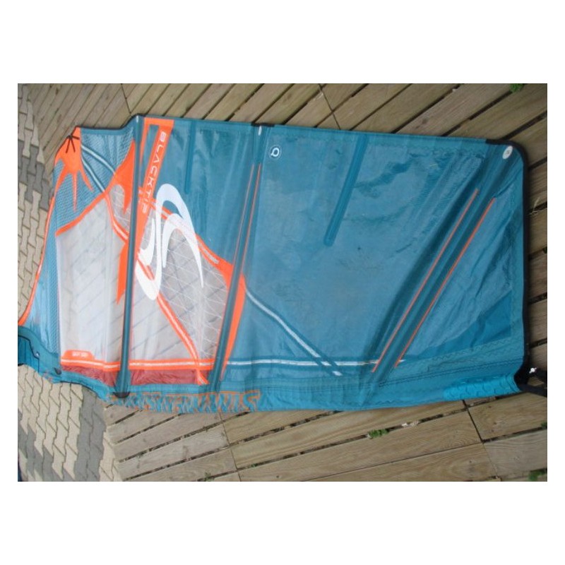Voile Windsurf occasion Simmer BLACKTIP 4,2 m² 2022 petrol/blue