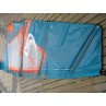 Voile Windsurf occasion Simmer BLACKTIP 4,2 m² 2022 petrol/blue