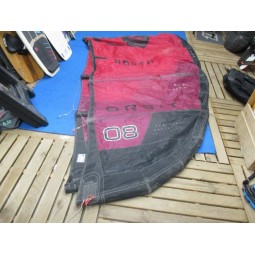 Aile nue Kitesurf occasion North Kiteboarding Orbit 8 m² 2024 Rubine Red