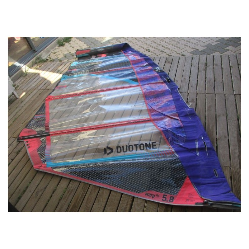 Voile Windsurf occasion Duotone WARP FIN 5,8 m² 2023