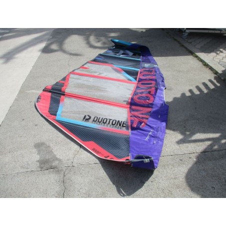 Voile Windsurf occasion Duotone Warp_Foil 4,5 m² 2022 black-berry
