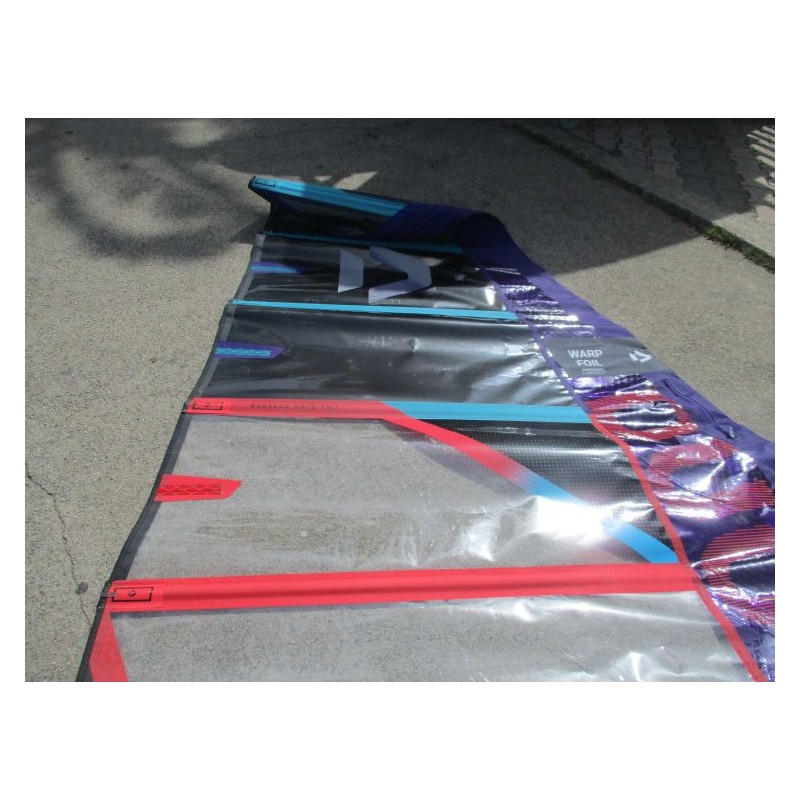 Voile Windsurf occasion Duotone Warp_Foil 4,5 m² 2022 black-berry