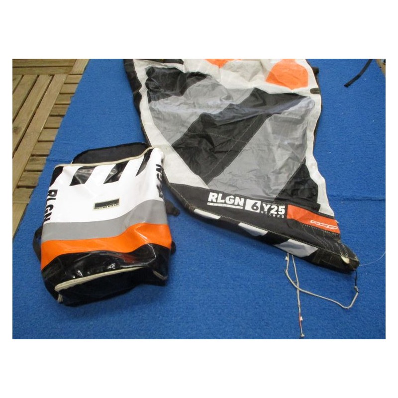 Aile nue Kitesurf occasion RRD RELIGION Y25 6 m² 2020 K stripes