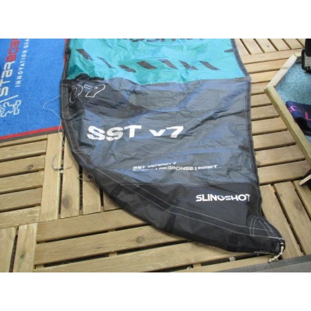 Aile nue Kitesurf TEST Slingshot SST V7 7 m² 2023 bleu