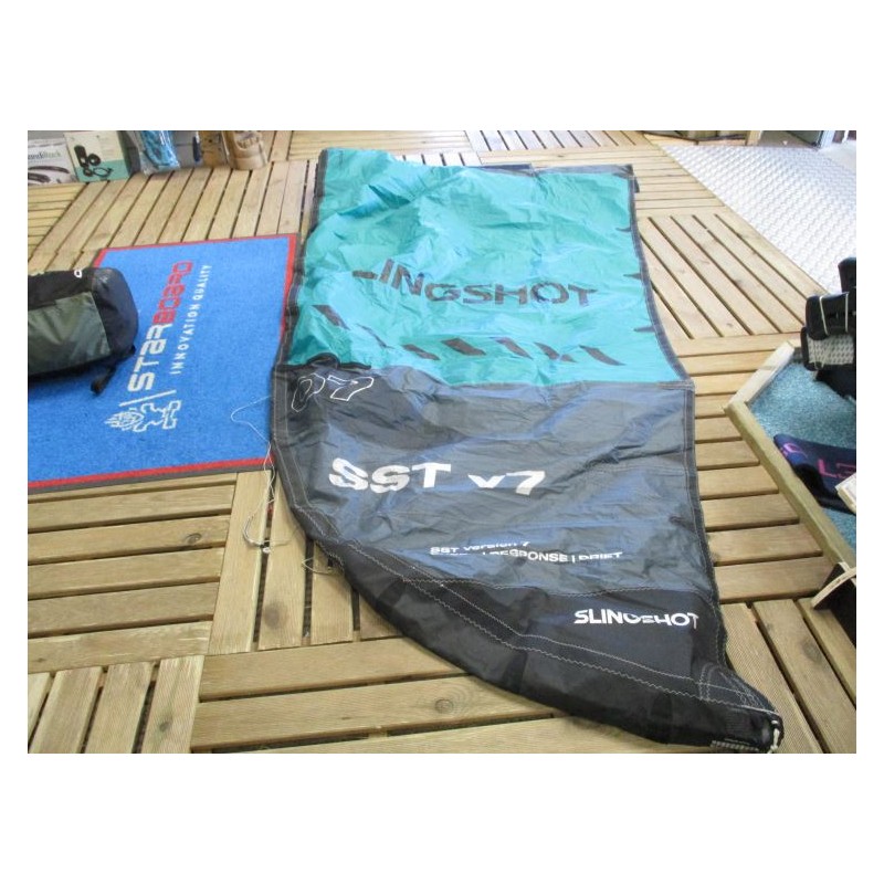 Aile nue Kitesurf TEST Slingshot SST V7 7 m² 2023 bleu