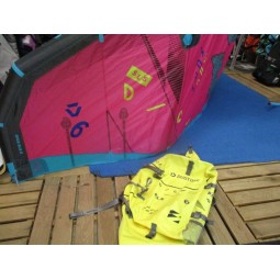 Aile nue Kitesurf TEST Duotone Dice SLS 6 m² 2025 pink/grey