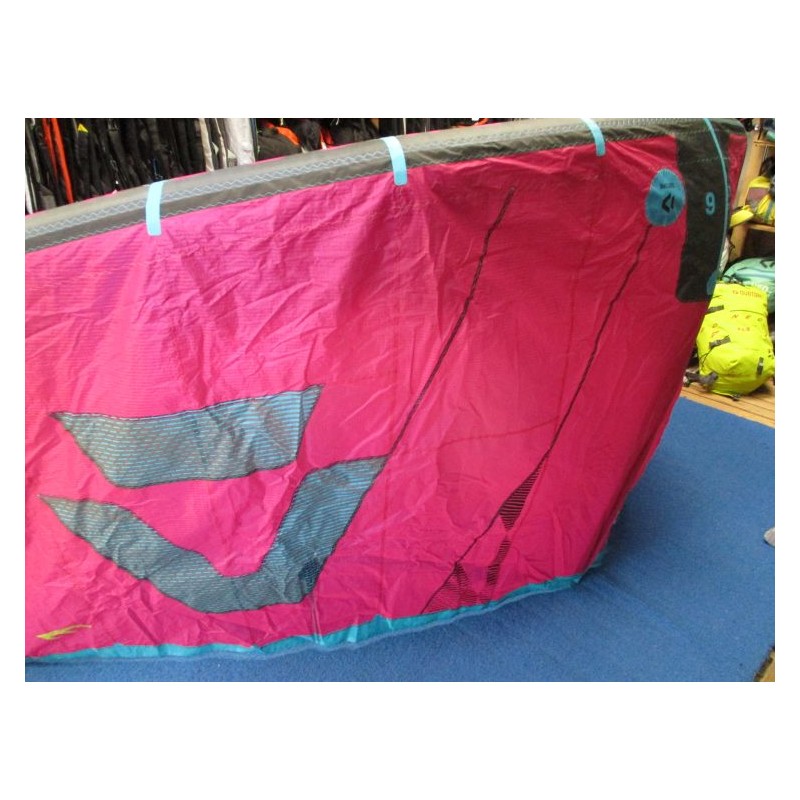 Aile nue Kitesurf TEST Duotone Dice SLS 6 m² 2025 pink/grey