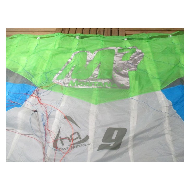 Aile complète Kitesurf occasion HQ M7 Montana 9 m²  