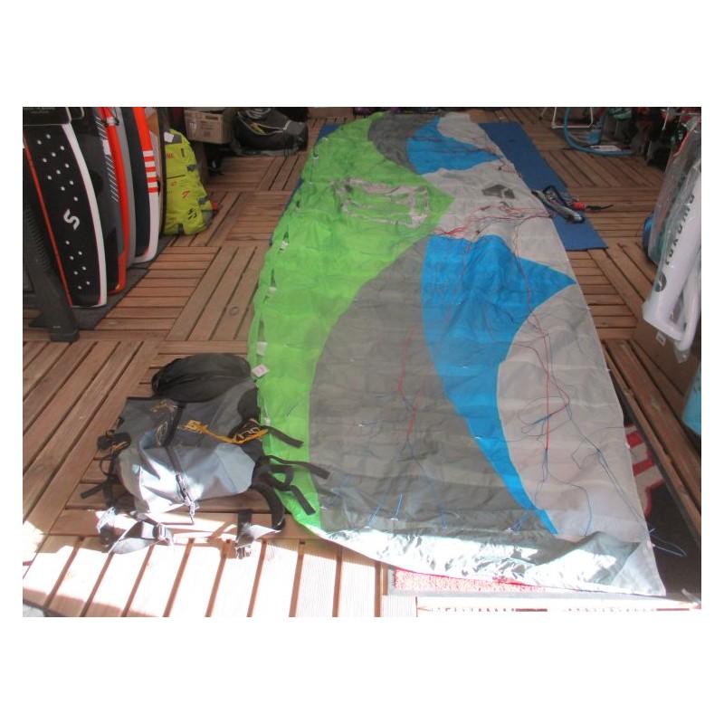 Aile complète Kitesurf occasion HQ M7 Montana 9 m²  