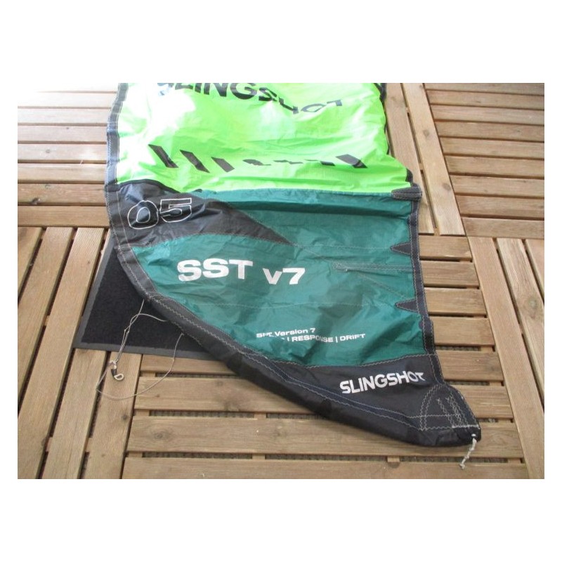 Aile nue Kitesurf occasion Slingshot SST V7 5 m² 2023 vert