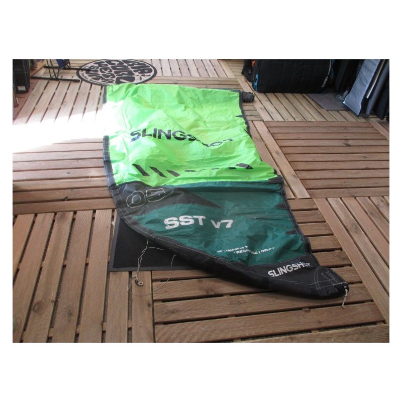 Aile nue Kitesurf occasion Slingshot SST V7 5 m² 2023 vert