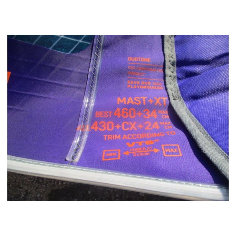 Voile Windsurf occasion Duotone F_Pace 7,4 m² 2025 BLACK/BLUE