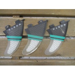 Aileron occasion North Kiteboarding Hexcel Coremat finset Tri-fins L Autres