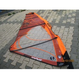 Voile Windsurf occasion Ezzy sails WAVE 3,7 m² 2024 Orange