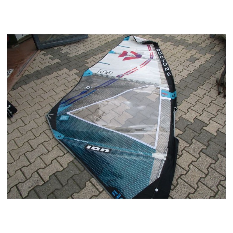 Voile Windsurf occasion Duotone Super_Hero D/LAB 4,5 m² 2025 white/turquoise