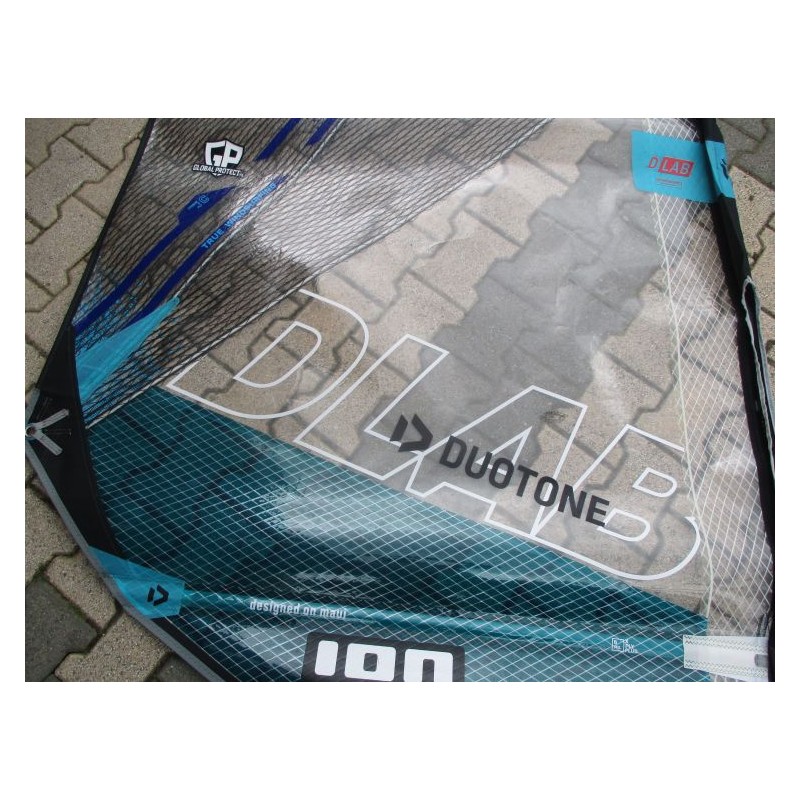 Voile Windsurf occasion Duotone Super_Hero D/LAB 4,5 m² 2025 white/turquoise