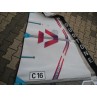 Voile Windsurf occasion Duotone Super_Hero D/LAB 4,5 m² 2025 white/turquoise