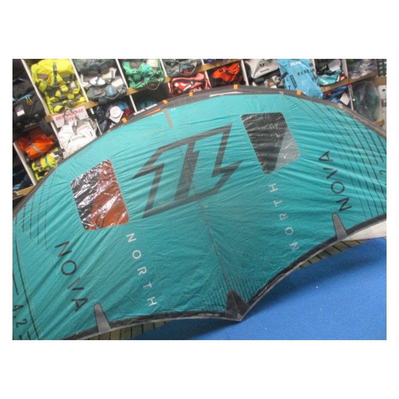 Aile de Wing TEST North NOVA (poignees souples) 4,2 m² sea green 2021