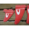 Aileron Windsurf occasion Maui Ultra Fins pack X-quad 2x13.5+2x8 Slot-Box