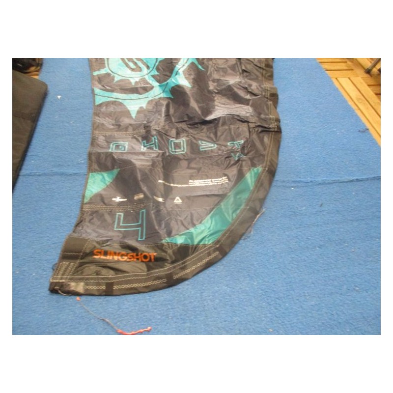 Aile nue Kitesurf occasion Slingshot GHOST V2 4 m² 2023 Blue