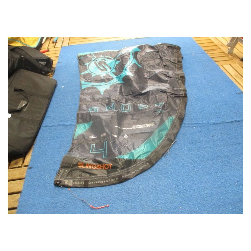 Aile nue Kitesurf occasion Slingshot GHOST V2 4 m² 2023 Blue
