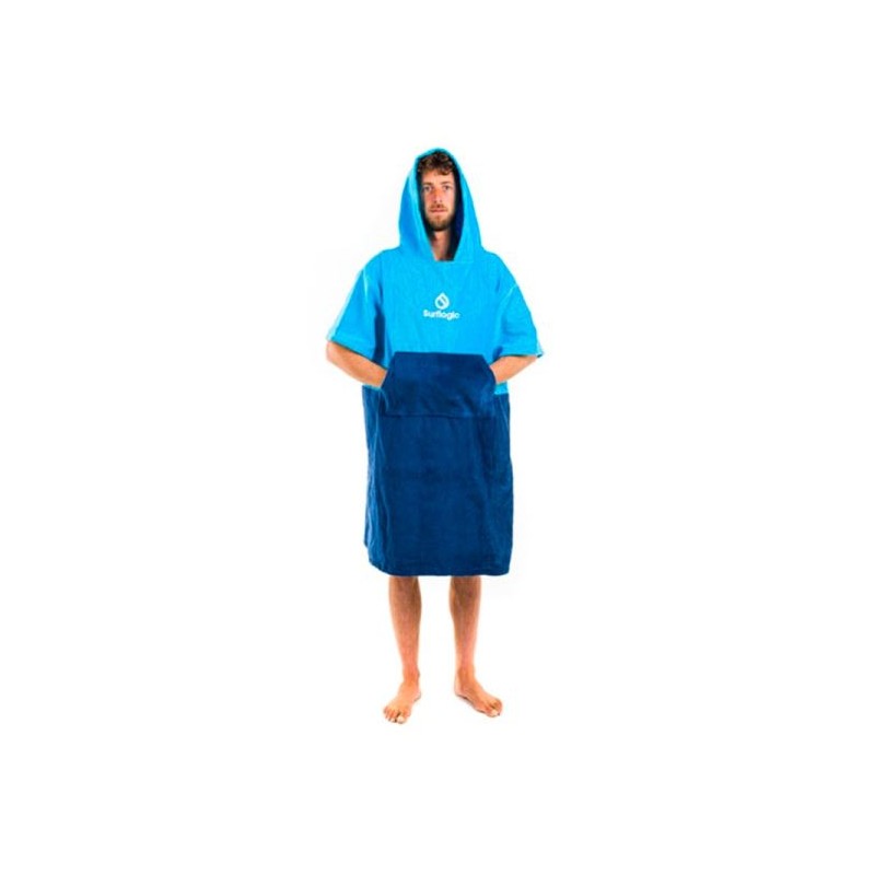 Surflogic Poncho Cyan/ Navy